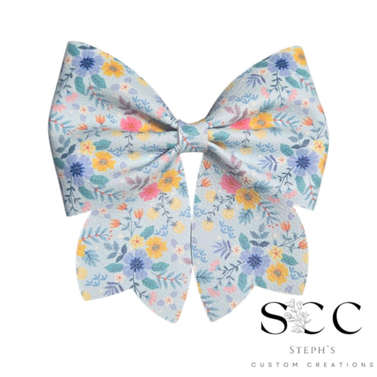 Meadow Floral Bow