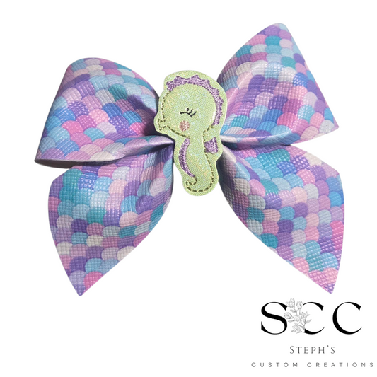 Sailor 5" Pastel Mermaid Bow
